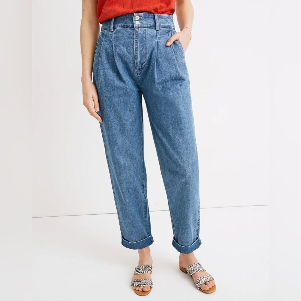Madewell Light Blue High-Rise Relaxed Jeans